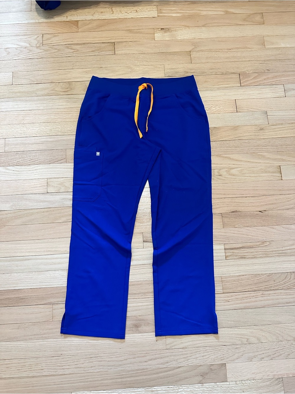 Figs kade cargo pants in large petite- deep royal blue